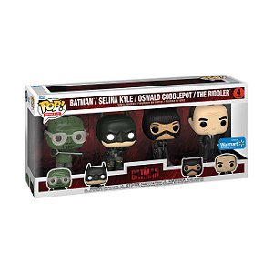 Funko Pop! Movies Batman Selina Oswald The Riddler 4 Pack Exclusivo