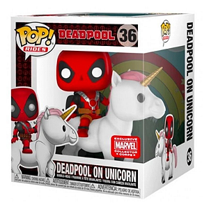 Funko Pop! Rides Marvel Deadpool On Unicorn 36 Exclusivo