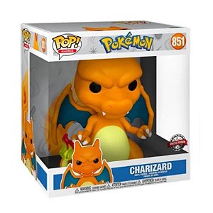 Funko Pop! Games Pokemon Charizard 851 10 Polegadas Exclusivo