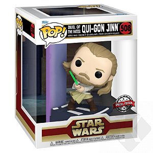 Funko Pop! Television Star Wars Duel Of The Fates Qui-Gon Jinn 508 Exclusivo