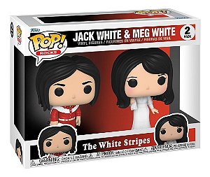 Funko Pop! The White Stripes Jack White & Meg White 2 Pack