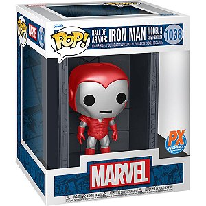 Funko Pop! Marvel Hall Of Armor Homem de Ferro Iron Man 1038 Exclusivo