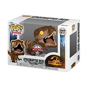 Funko Pop! Filme Jurassic World Atrociraptor Red 1217 Exclusivo