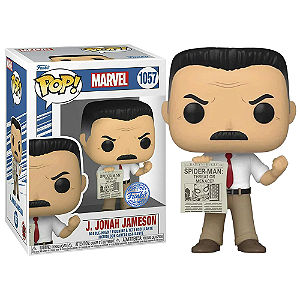 Funko Pop! Marvel Homem Aranha / Spider Man J. Jonah Jameson 1057 Exclusivo