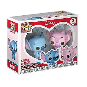 Funko Pop! Keychain Chaveiro Disney Lilo & Stitch & Angel 2 Pack