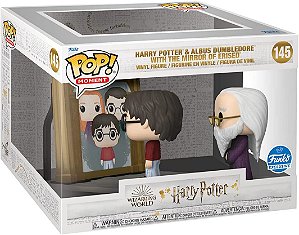 Funko Pop! Deluxe Filme Harry Potter & Albus Dumbledore 145 Exclusivo