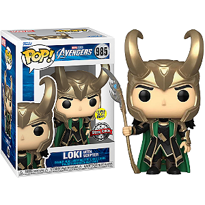 Funko Pop! Marvel Os Vingadores Loki 985 Exclusivo Glow