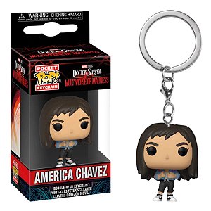 Funko Pop Chaveiro Keychain America Chavez
