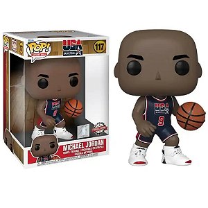 Funko Pop! Basketball NBA Michael Jordan 117 Exclusivo 10 Polegadas