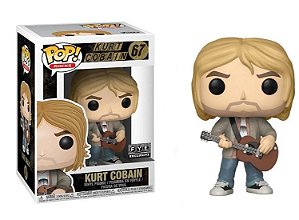 Funko Pop! Rocks Kurt Cobain 67 Exclusivo