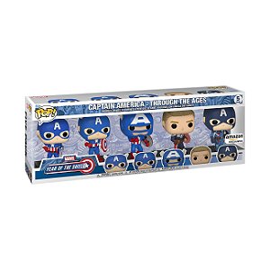 Funko Pop! Marvel Captain America Through the Ages 05 5 Pack