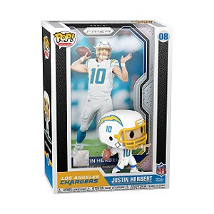 Funko Pop! Trading Cards Football NFL Justin Herbert 08 Exclusivo