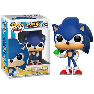 Funko Pop! Games Sonic The Hedgehog Sonic With Emerald 284