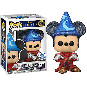 Funko Pop! Disney Fantasia Sorcerer Mickey 990 Exclusivo Diamond