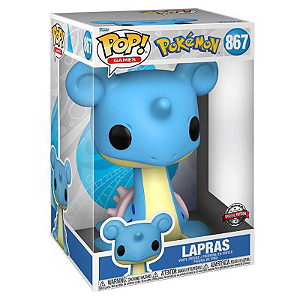 Funko Pop! Games Pokemon Lapras 867 Exclusivo 10 Polegadas