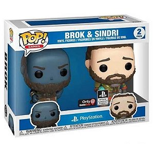 Funko Pop! Games Playstation Brok & Sindri 2 Pack Exclusivo