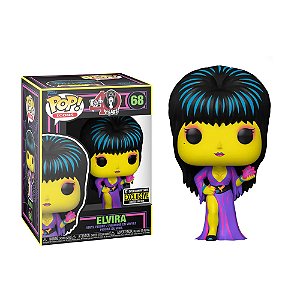 Funko Pop! Icons Elvira 68 Exclusivo Blacklight