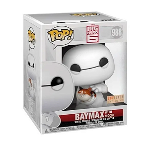 Funko Pop! Disney Operaçao Big Hero Baymax With Mochi 988 Exclusivo