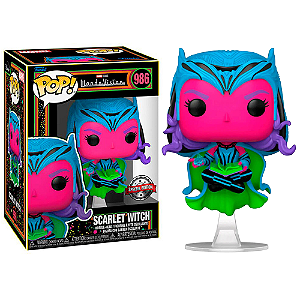Funko Pop! Marvel WandaVision Scarlet Witch 986 Exclusivo Blacklight