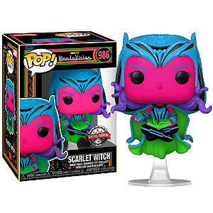Funko Pop! Marvel WandaVision Scarlet Witch 986 Exclusivo Blacklight