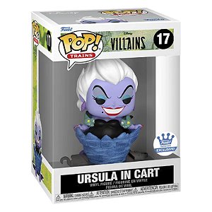 Funko Pop! Trains Disney Villains A Pequena Sereia Ursula In Cart 17 Exclusivo