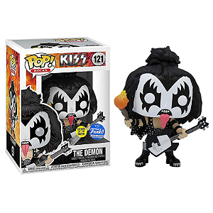 Funko Pop! Rocks Kiss The Demon 121 Exclusivo Glow