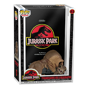 Funko Pop! Filme Jurassic Park Tyrannosaurus Rex & Velociraptor 03