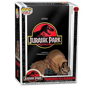 Funko Pop! Album Filme Jurassic Park Tyrannosaurus Rex & Velociraptor 03