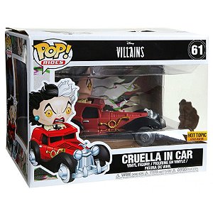 Funko Pop! Rides Disney Villains Cruella In Car 61 Exclusivo
