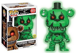 Funko Pop! Games Five Nights At Freddy's Nightmare Freddy 111 Exclusivo Glow