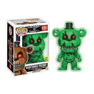 Funko Pop! Games Five Nights At Freddy's Nightmare Freddy 111 Exclusivo Glow