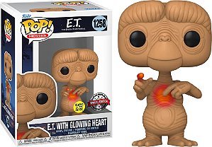 Funko Pop! Filmes Extraterrestre E.t. With Glowing Heart 1258 Exclusivo Glow
