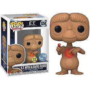 Funko Pop! Filme E.T. O Extraterrestre E.T. With Glowing Heart 1258 Exclusivo Glow