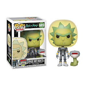 Funko Pop! Animation Rick And Morty Space Suit Rick With Snake 689