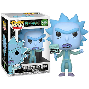 Funko Pop! Animation Rick And Morty Hologram Rick Clone 659
