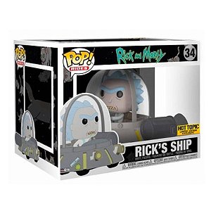 Funko Pop! Rides Animation Rick And Morty Rick's Ship 34 Exclusivo