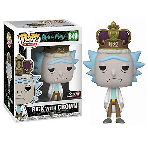 Funko Pop! Rick And Morty Rick With Crown 649 Exclusivo