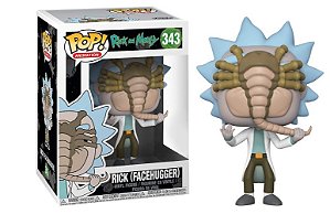Funko Pop Rick And Morty Rick (Facehugger) 343 Exclusivo