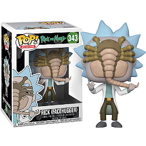 Funko Pop! Animation Rick And Morty Rick (Facehugger) 343 Exclusivo