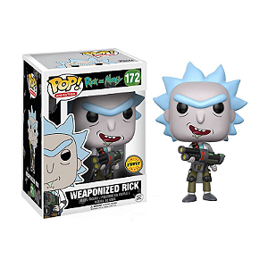 Funko Pop! Animation Rick And Morty Weaponized Rick 172 Exclusivo Chase