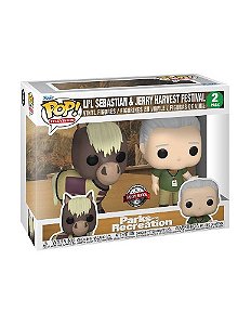 Funko Pop! Television Parks And Recreation Li'l Sebastian Jerry 2 Pack Exclusivo