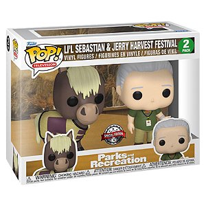 Funko Pop! Television Parks And Recreation Li'l Sebastian Jerry 2 Pack Exclusivo