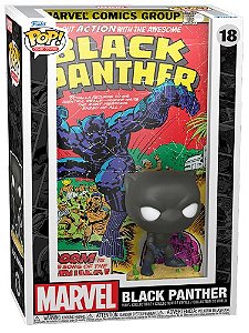 Funko Pop! Album Marvel Comic Cover Pantera Negra Black Panther 18