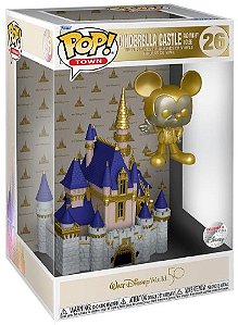 Funko Pop! Disney Cinderella Castle And Mickey Mouse 26 Exclusivo Gold