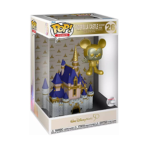 Funko Pop! Disney Cinderella Castle And Mickey Mouse 26 Exclusivo Gold