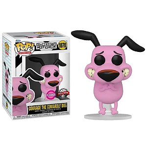 Funko Pop! Animation Coragem o Cão Covarde Courage The Cowardly Dog 1070 Exclusivo Flocked