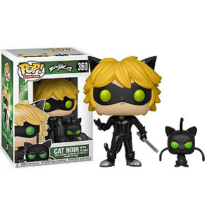 Funko Pop! Animation Miraculous Cat Noir And Plaggy 360