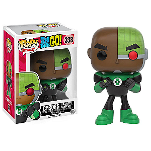Funko Pop! Television Os Jovens Titãs / Teen Titans Go Cyrbog As Green Lantern 338 Exclusivo Red