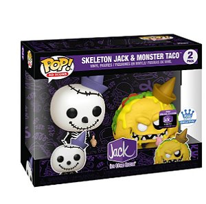 Funko Pop! Ad Icons Jack In The Box Skeleton Jack & Monster Taco 2 Pack Exclusivo