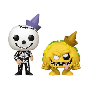 Funko Pop! Ad Icons Jack In The Box Skeleton Jack & Monster Taco 2 Pack Exclusivo
